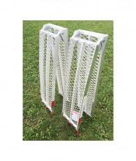 RAMPES ALU PLIABLES COURBEES STRIEES 227X29X5 - 450KG