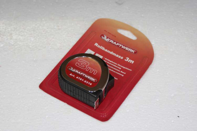 METRE À ROULEAU CHROMÉ 3 M X 16MM KRAFTERK (implant 2ml)