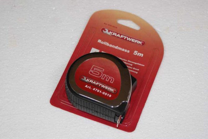 METRE À ROULEAU CHROMÉ 5 M X 19MM KRAFTWERK (implant 2ml)