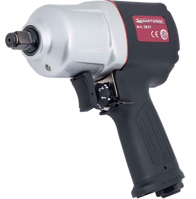 CLÉ À CHOC PNEUMATIQUE IND. 1/2'' KRAFTWERK (implant 1 & 2ml)