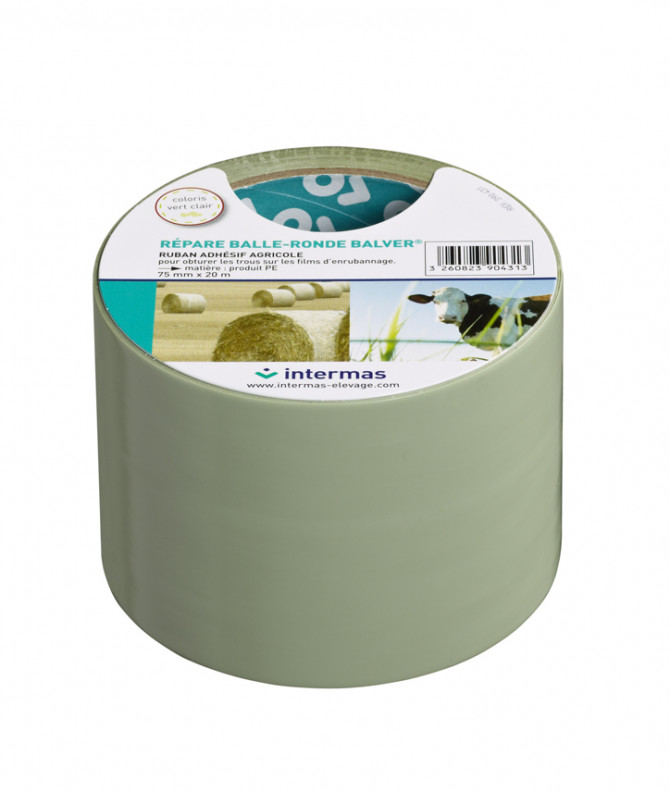 RUBAN ADHESIF BALVER VERT CLAIR 75 mm x 20 m