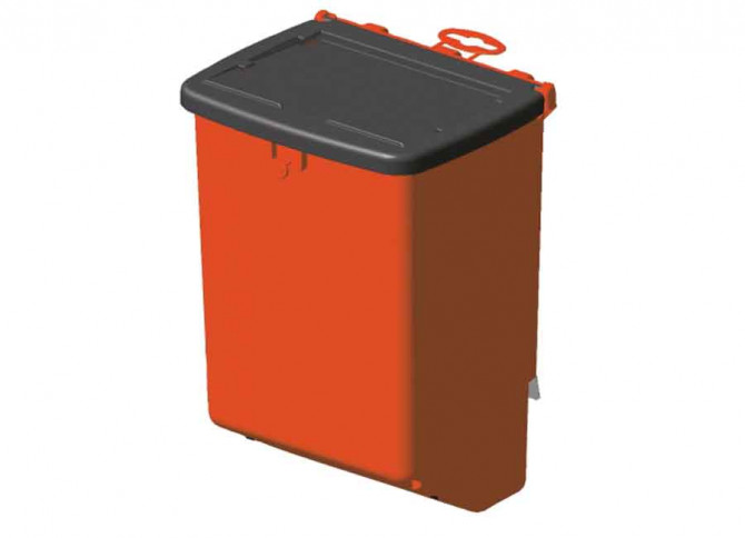 DISTRIBUTEUR D'ALIMENTS POUR LAPINS 2 COMPARTIMENTS PVC ET ZINGUÉ 3,8L