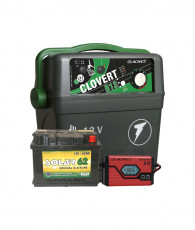 ELECTRIFICATEUR CLOVERT B13 + CHARGMATIC 4/12 + ACCU 62 AH