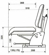 SIÈGE Á SUSPENSION MÉCANIQUE