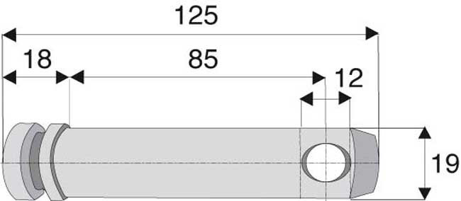 AXE D'ATTELAGE CAT 1