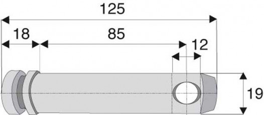 AXE D'ATTELAGE CAT 1