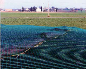 FILET DE PROTECTION SILO CONTRE ANIMAUX 'FILET SILO' 12x25 m VERT