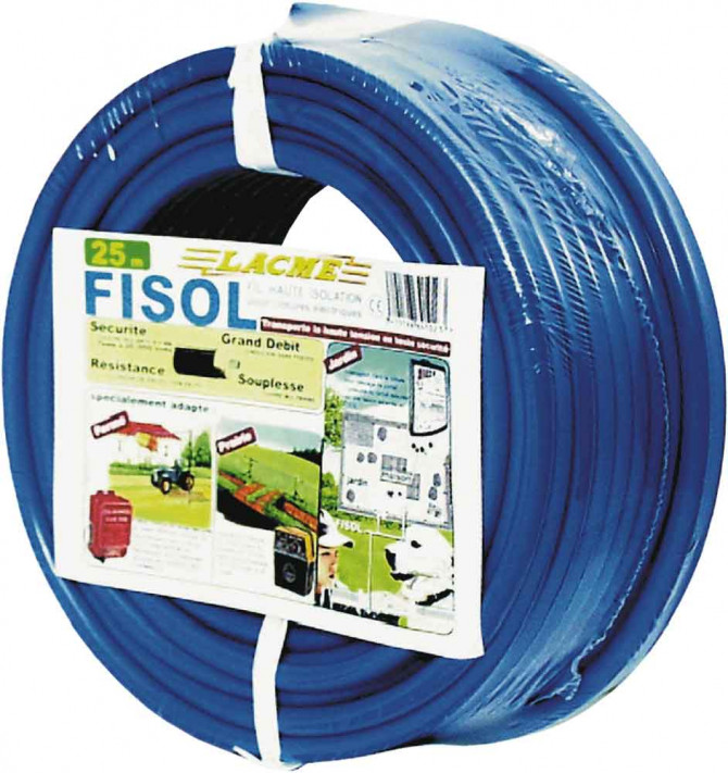 FIL FISOL 25M, SÉCURITÉ, GRAND DÉBIT, RÉSISTANCE, SOUPLESSE.