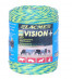 FIL VISION + 400m FIL HAUTE VISIBILITE 3 INOX 0,20 BLEU et JAUNE FLUO