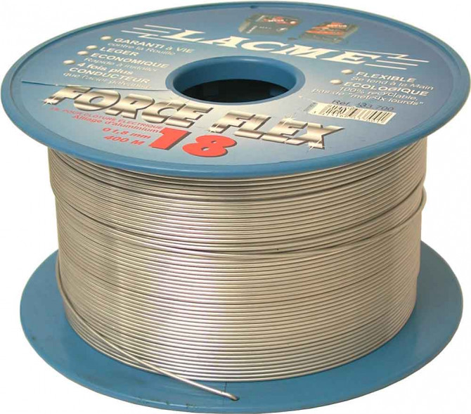 CONDUCTEUR FORCEFLEX 18-400, EN ALLIAGE D'ALUMINIUM, ø 1,8MM