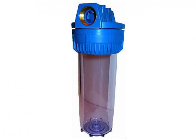 FILTRE EN DEUX PARTIES AVEC BOL TRANSPARENT INSERT EN LAITON 94 3/4 3/4