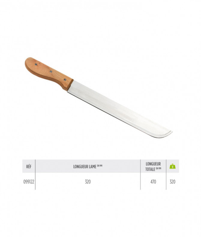 MACHETTE LAME DROITE - COUPE CHOUX
