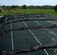 GRILLE DE PROTECTION SILO VERTE 12x15 - 220g/m²