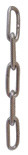 CHAÎNE Á MAILLON LONGS QUALITÉ INOX, D5, BOBINE DE 25M