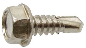 VIS AUTOFOREUSE Á TÊTE HEXAGONALE, INOX, TIGE Ø 4.8 x L 32 (mm), BOÎTE DE 200