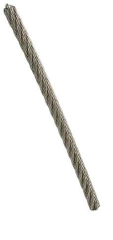 CÂBLE SOUPLE, QUALITÉ INOX, SECTION 7x19, DIAMÈTRE 5, BOBINE DE 100M