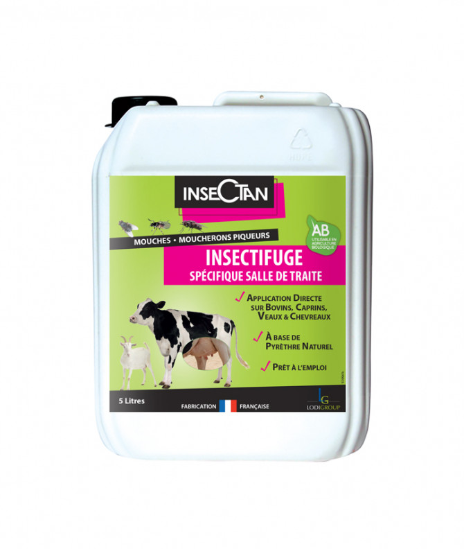 INSECTAN INSECTIFUGE SPÉCIAL SALLE DE TRAITE BIDON 5 L