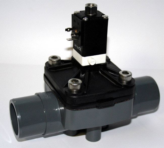 VANNE PNEUMATIQUE COMPLETE -A COLLER DIAM.50 (CONTINU)