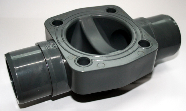 CORPS PVC VANNE PNEUMATIQUE DIAM.63