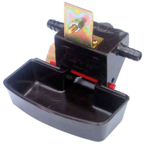 ABREUVOIR AUTOMATIQUE BASSE PRESSION POUR LAPINS PVC LARGEUR:12CM