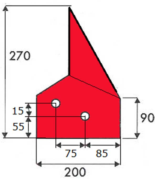 AILERON COUTRE - DROITE - NAUD - ADAPT - 031193D - TERCOL