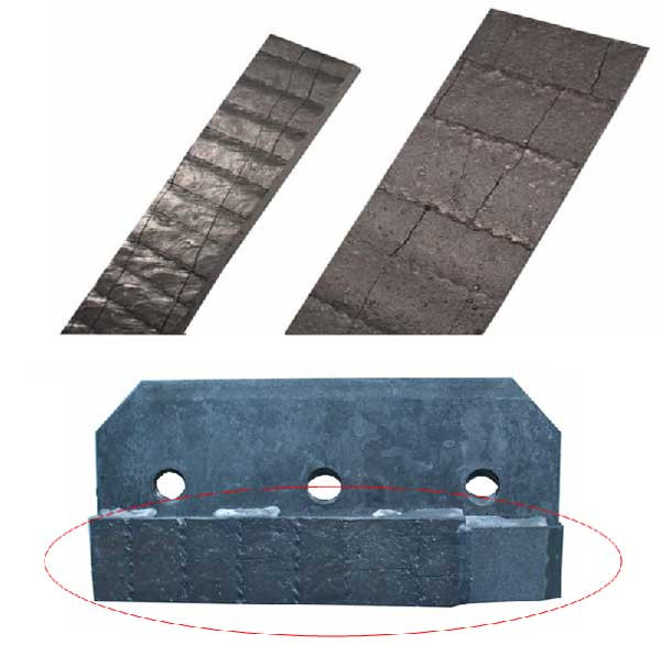 BANDE ANTI-USURE 60HRC - 1400 X 30 X 10