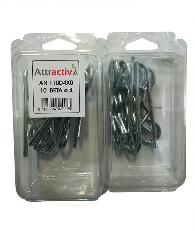 GOUPILLE BETA ø4MM - ATTRACTIV - COQUE DE 10 PIECES