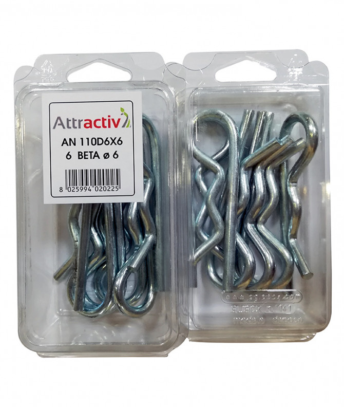 GOUPILLE BETA ø6MM - ATTRACTIV - COQUE DE 6 PIECES