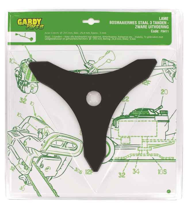 LAME PRO 3 DTS Ø 250 MM - A : 25,4 MM - E : 3 MM