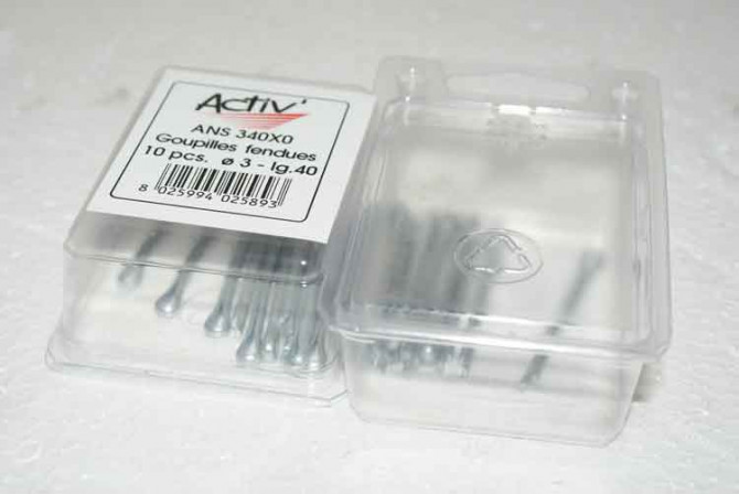GOUPILLE FENDUE ø3MM L.40 - ACTIV' - COQUE DE 10 PIECES - 1305403400