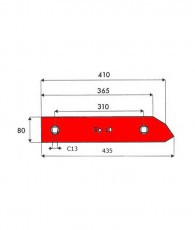 CONTRE SEP - GAUCHE - GRÉGOIRE-BESSON - ADAPT - 173333 / 173337 - EP. 10 MM