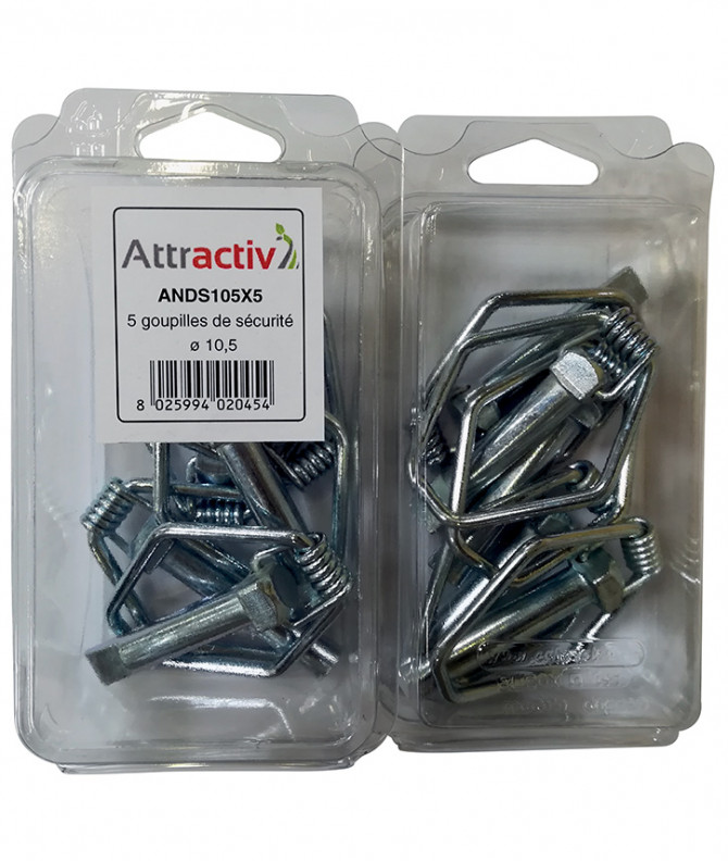GOUPILLE DE SECURITE ø10,5MM - ATTRACTIV - COQUE DE 5 PIECES