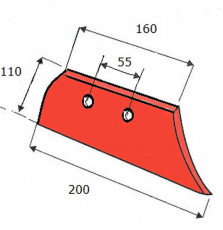 SOC DE RASETTE - GAUCHE - KUHN/HUARD - ADAPT - 631101