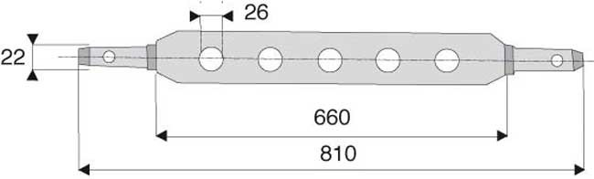 BARRE À TROUS CAT 1
