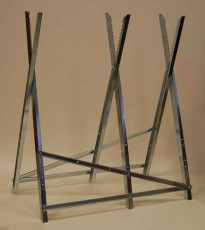 CHEVALET DE TRONCONNAGE EN METAL 3 TRETEAUX Long 76CM Ht 77CM