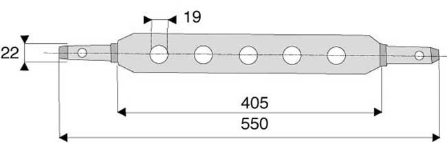 BARRE À TROUS CAT 1