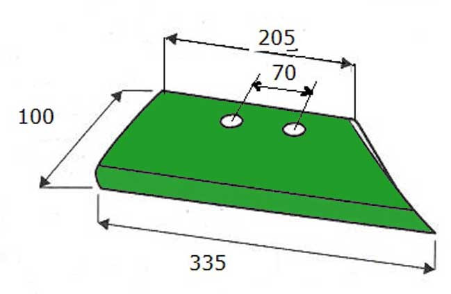 SOC DE RASETTE - DROITE - KVERNELAND - ADAPT - 066868