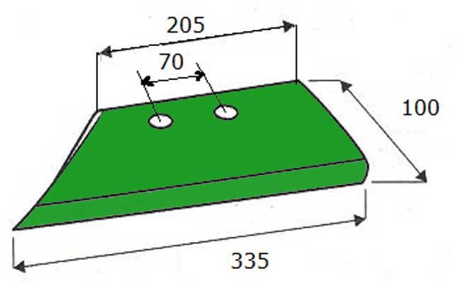 SOC DE RASETTE - GAUCHE - KVERNELAND - ADAPT - 066869