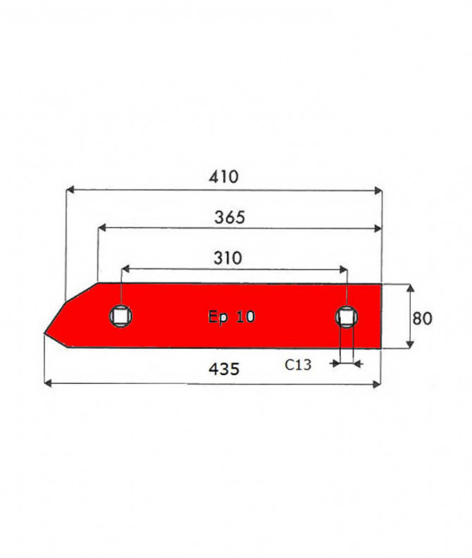 CONTRE SEP - DROITE - GRÉGOIRE-BESSON - ADAPT - 173334 / 173338 - EP. 10 MM