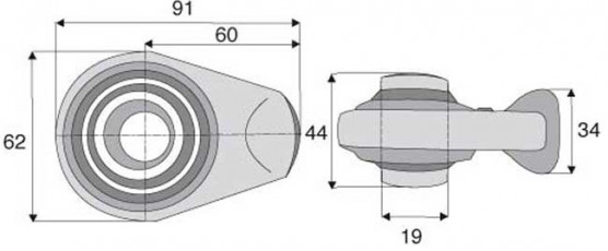 ROTULE À SOUDER CAT 1