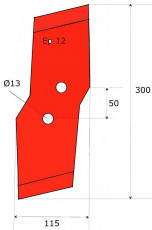 POINTE - GAUCHE - KUHN/HUARD - ADAPT - 622129 - REVERSIBLE