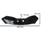 SOC CULTIVATEUR - MULTIMARQUE - ADAPT - VIS TFCC12 - 330x65 MM - EP. 8 MM