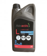 HUILE MOTEUR - ATTRACTIV 4T 15W40 - BIDON 2L