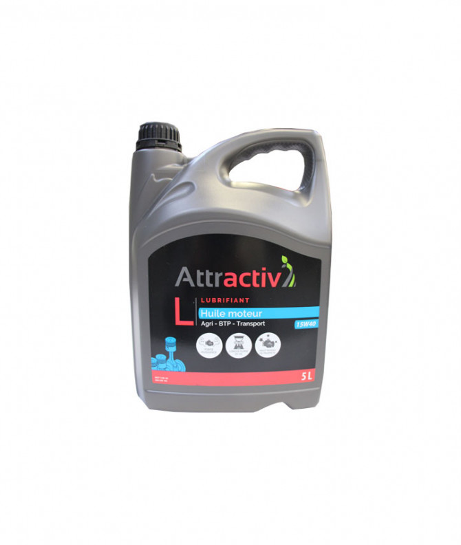 HUILE MOTEUR - ATTRACTIV' MOT 15W-40 - BIDON 5L