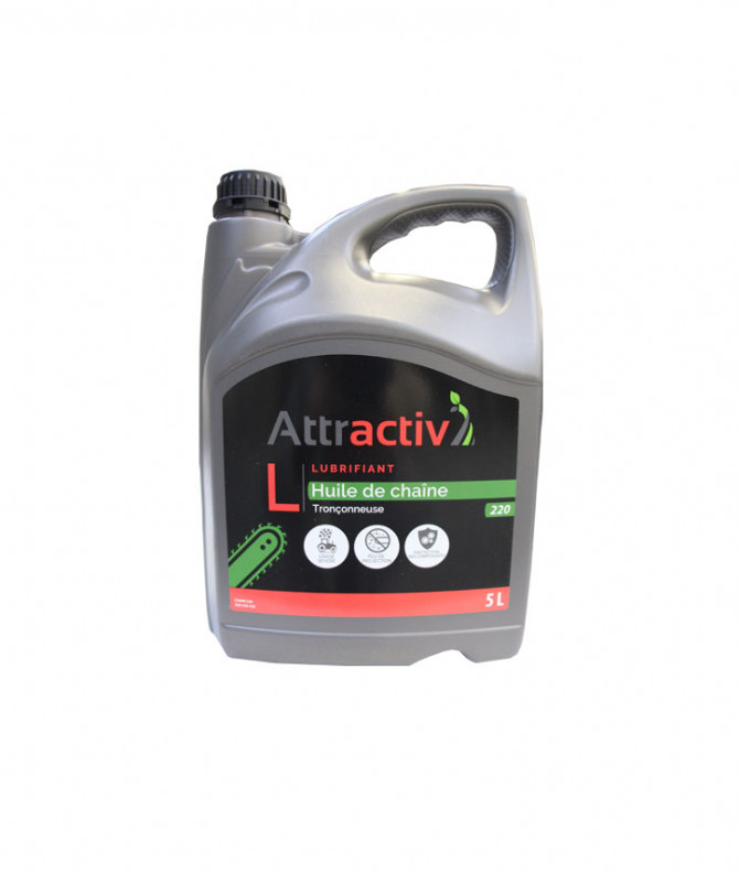 HUILE DE CHAINE - ATTRACTIV' CHAIN 220 - BIDON 5L