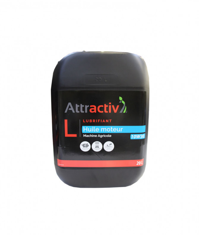 HUILE MOTEUR - ATTRACTIV' MOT 10W-30 - JERICAN 20L