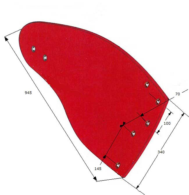 VERSOIR - DROITE - VOGEL-NOOT - ADAPT - PK800109 - 7 TROUS