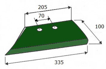 SOC DE RASETTE - GAUCHE - KVERNELAND - ADAPT - 066873