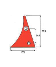 ETRAVE - GAUCHE - KUHN/HUARD - ADAPT - 619201 - EP. 7 MM
