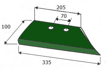 SOC DE RASETTE - DROITE - KVERNELAND - ADAPT - 056873